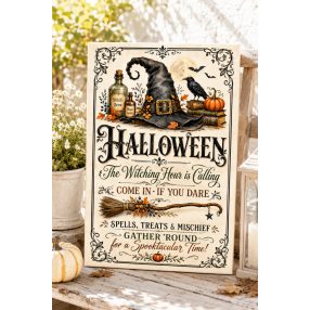 The witching hour is calling! - Halloween vászonkép