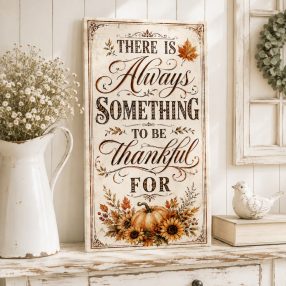There is always something to be thankful for - vászonkép