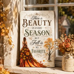 There is beauty in every season - vászonkép