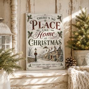 There's no place like home at Christmas - vászonkép