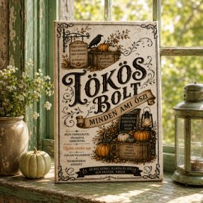 Tökös bolt - vászonkép