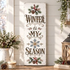 Winter is my Season - vászonkép