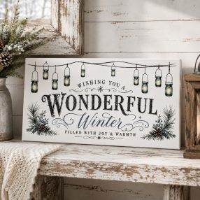 Wishing you a wonderful Winter  - vászonkép