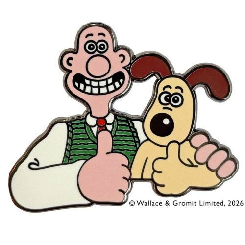 XA74 Wallace & Gromit - Let's Get Cracking! 4,5x3,7 cm