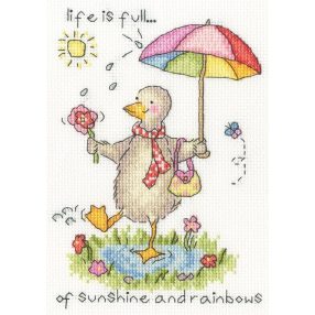 XCD01 Cockadoodle - Sunshine And Rainbows 13x18 cm