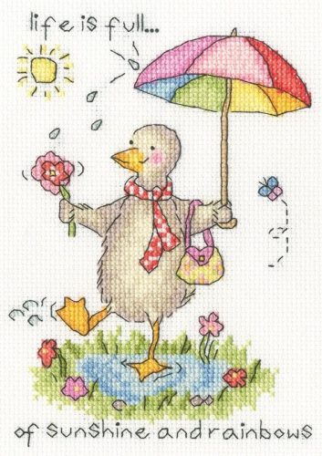 XCD01 Cockadoodle - Sunshine And Rainbows 13x18 cm