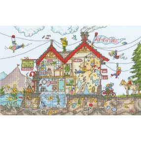   XCT44 Amanda Loverseed - Cut Thru' Adventure Holiday 40x26 cm