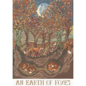 XDD10 Lizzie Spikes - An Earth Of Foxes 26x36 cm