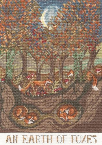 XDD10 Lizzie Spikes - An Earth Of Foxes 26x36 cm