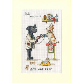 XGC63 Greeting Card - Lab Report 10x16 cm