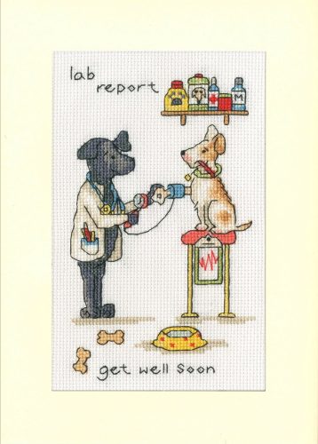 XGC63 Greeting Card - Lab Report 10x16 cm
