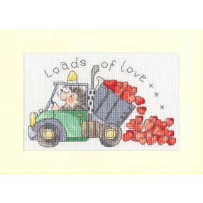 XGC64 Greeting Card - Loads Of Love 16x10 cm