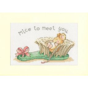 XGC65 Greeting Card - Mice To Meet You 16x10 cm