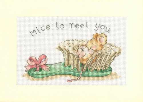 XGC65 Greeting Card - Mice To Meet You 16x10 cm