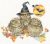 XHD145 Hannah Dale - Happy Owl-o-ween 33x29 cm