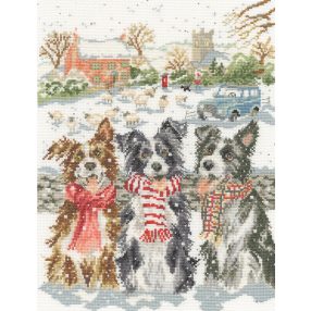 XHD146 Hannah Dale - While Shepherds Watched 26x34 cm