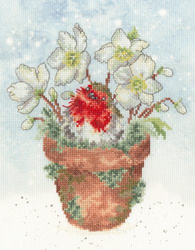 XHD147 Hannah Dale - Season's Tweetings 18x23 cm