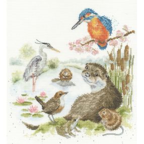 XHD148 Hannah Dale - The Water's Edge 28x31 cm