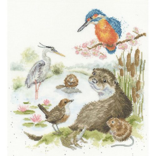 XHD148 Hannah Dale - The Water's Edge 28x31 cm