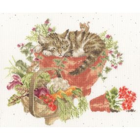 XHD149 Hannah Dale - Purrrfect Spot 34x28 cm