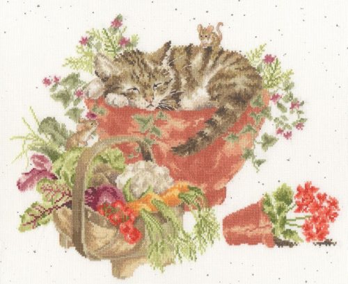 XHD149 Hannah Dale - Purrrfect Spot 34x28 cm
