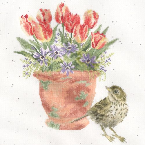 XHD156 The Meadow Pipit 26x26 cm