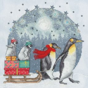 XJS03 Jane Sunner - Winter Waddle 26x26 cm