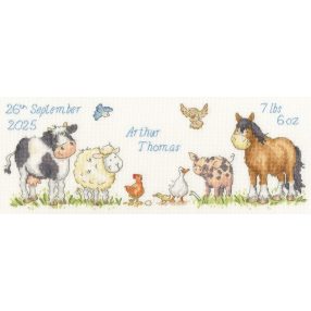 XKG20 Kate Garrett - Farmyard Welcome 38x15 cm