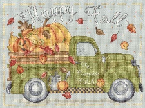XKTB20 Karen Tye Bentley - The Pumpkin Patch 28x20 cm