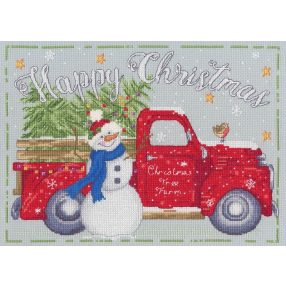 XKTB23 Karen Tye Bentley - Christmas Tree Farm 28x20 cm