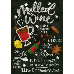 XLJ02 Letters By Julia - Mulled Wine 18x26 cm