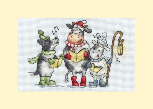 XMAS74 Kate Garrett - Woof, Moo, Baa! 16x10 cm