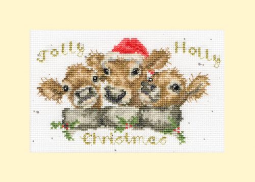 XMAS75 Hannah Dale - Jolly Holly 16x10 cm