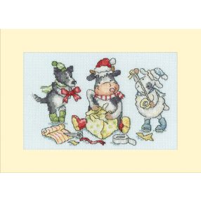 XMAS78 Kate Garrett - Wrap, Ribbon, Gift! 16x10 cm