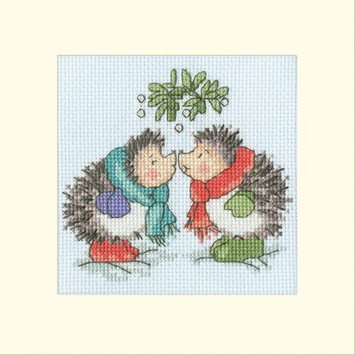 XMAS79 The Margaret Sherry Collection - Christmas Kiss 10x10 cm