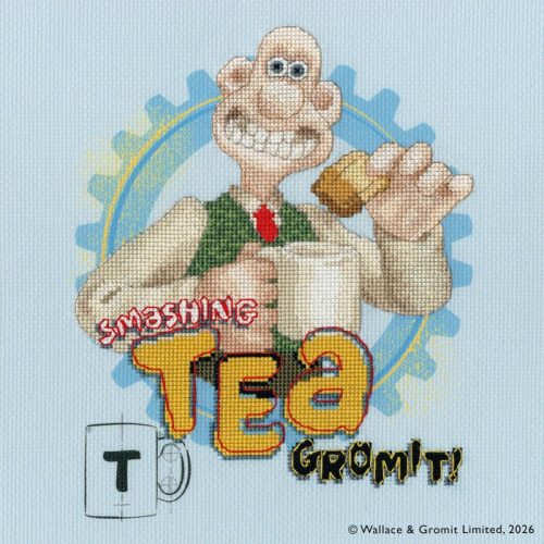 XWG03 Wallace & Gromit - Smashing Tea! 24x24 cm