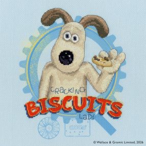 XWG04 Wallace & Gromit - Cracking Biscuits! 24x24 cm