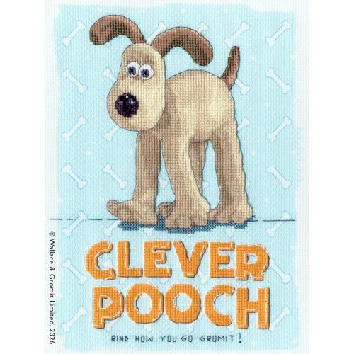 XWG07 Wallace & Gromit - Clever Pooch! 18x24 cm