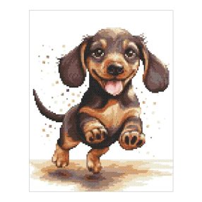 Z10905 Little dachshund 20x25 cm