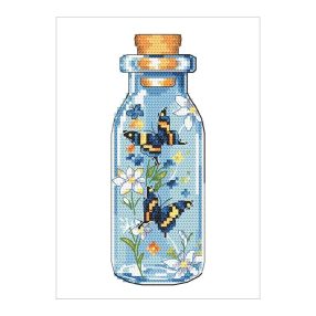 Z10906 Butterflies in a bottle 13x18 cm
