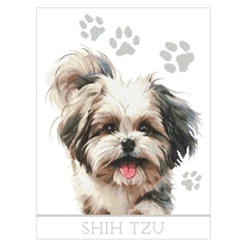 Z10916 Shih tzu 30x40 cm