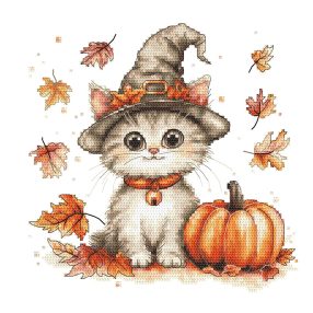 Z10924 Halloween kitty 20x20 cm