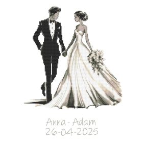 Z10952 Esküvői emlék 25x35 cm