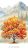Z10958 Four seasons - Autumn tree 20x35 cm