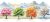 Z10960 Four seasons - Trees 80x35 cm