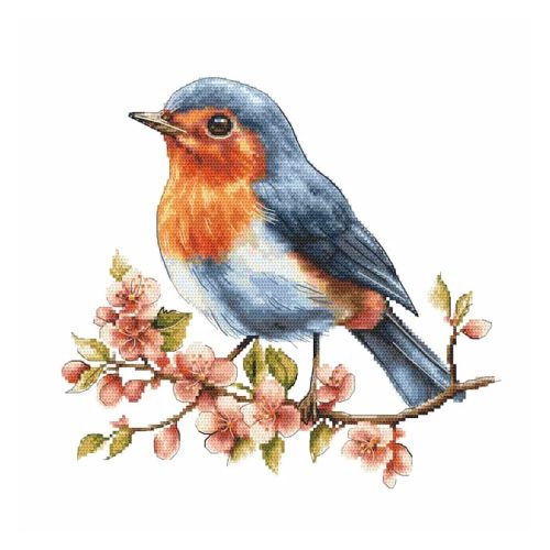Z10962 Vörösbegy 30x30 cm