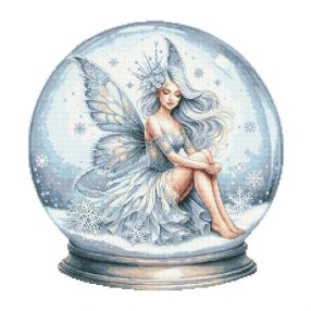 Z10981 Tündér a varázsgömbben 40x40 cm