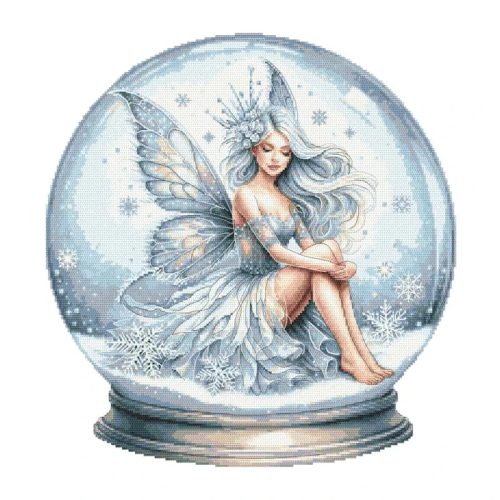 Z10981 Tündér a varázsgömbben 40x40 cm