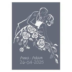 Z10995 Esküvői emlék 25x35 cm