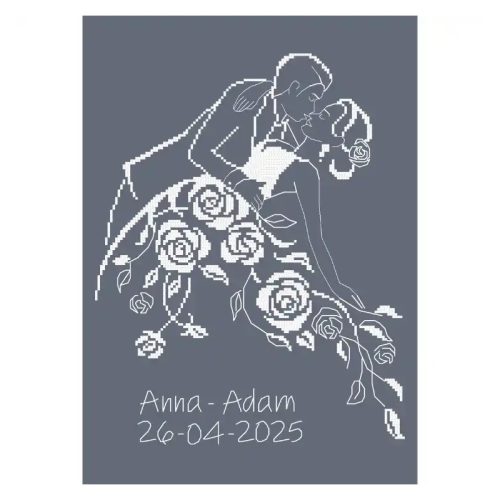 Z10995 Esküvői emlék 25x35 cm